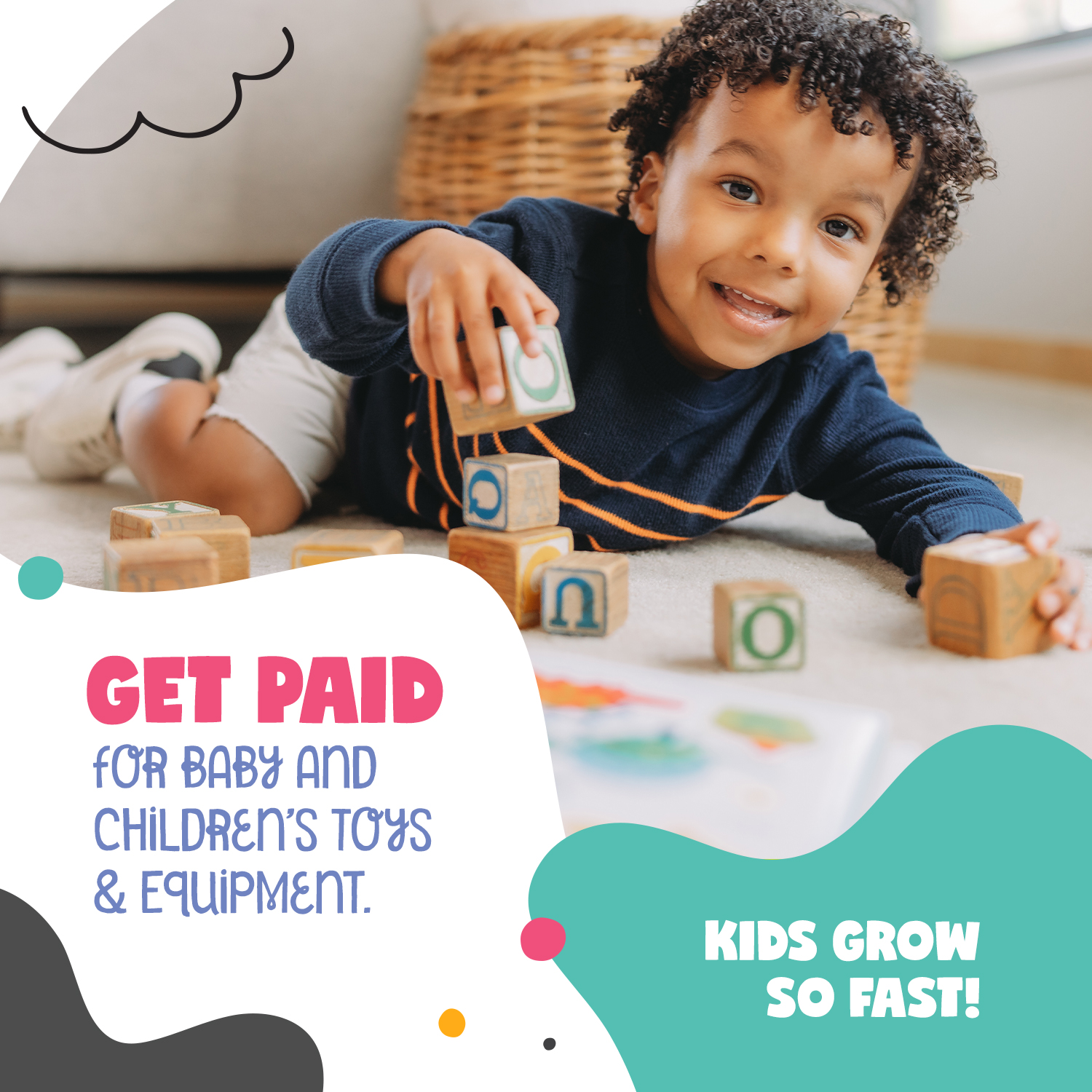 Get Paid for Baby and Children’s Toys & Equipment!